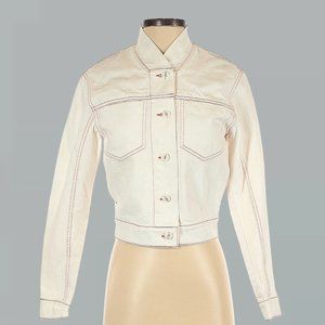 NWOT | 13 Bonaparte | Denim Jacket | White | Size 34 / XS
